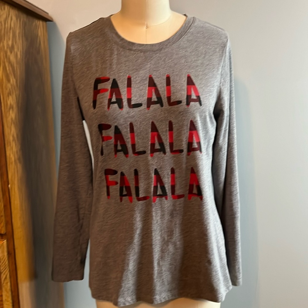 Sonoma “Fa la la” shirt